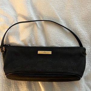 Gucci boat pochette in black, authentic
